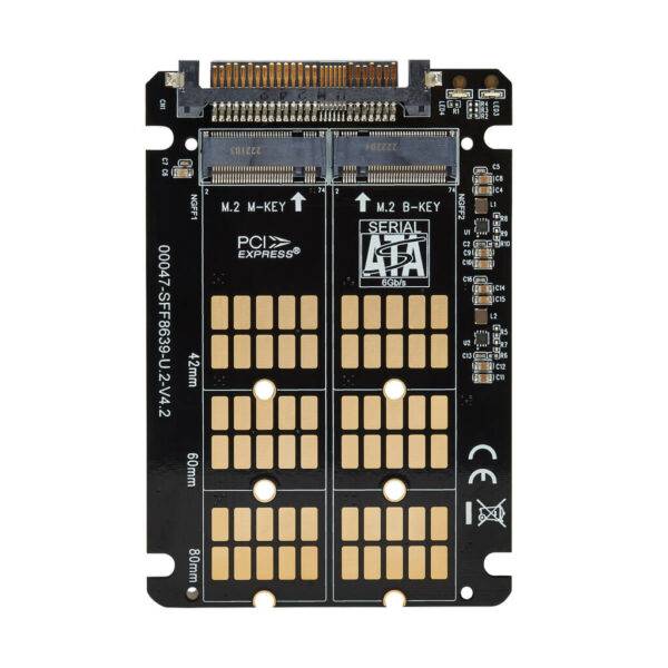 4be27db7e3cdd59038de8f7615b6ad06 Tripp Lite series U.2 to M.2 Adapter for M.2 PCIe NVMe SSD, SFF-8639