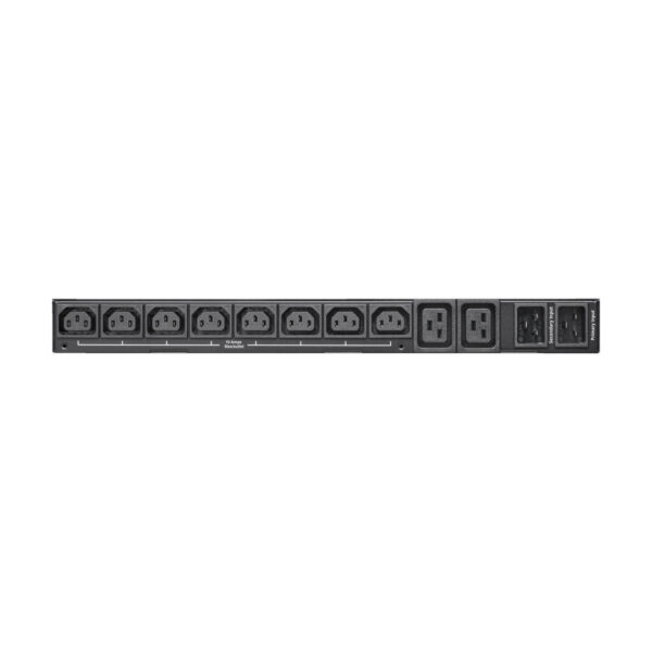 4c23f24842e197a8538a438e5ac5e1cd Tripp Lite series 3.8kW 200–240V Single-Phase ATS/Monitored PDU - 8 C13 and 2 C19 Outlets, Dual C20 Inlets, 12 ft. Cords, Network Card, 1U, TAA