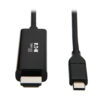4c2b48b0fa45db2ce9863a1ae2a67e03 Tripp Lite series USB-C to HDMI Adapter Cable (M/M), 4K 60 Hz, 4:4:4, Thunderbolt 3 Compatible, Black, 9 ft. (2.7 m)