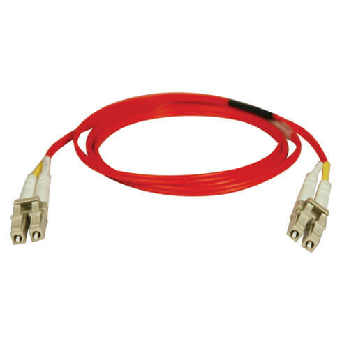 Tripp Lite series Duplex Multimode 62.5/125 Fiber Patch Cable (LC/LC) - Red, 5M (16 ft.)