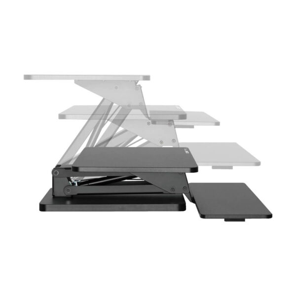 Tripp Lite series Safe-IT Adjustable-Height Sit-Stand Desktop Workstation, Antimicrobial Protection