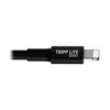 Tripp Lite series USB-A to Lightning Sync/Charge Cables (M/M) - MFi Certified, Black, 10 in. (0.25 m), Pack of 10