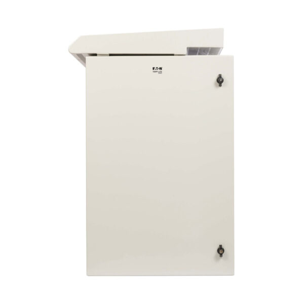 4d082f7ef6b7341cb9ebed01bd7160e7 Tripp Lite series SmartRack Industrial Enclosure - NEMA 3R, Wall Mount, Heavy-Duty Metal, Locking, Fan With Thermal Switch, 32.5 in. Depth, 18U, Gray