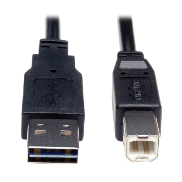 Tripp Lite series Universal Reversible USB 2.0 Cable (Reversible A to B M/M), 6 ft. (1.83 m)