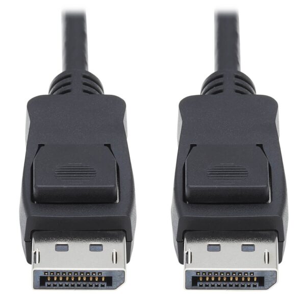 4d3312833d036baac97b165f4bcf4bd8-1 Tripp Lite series DisplayPort 1.4 Cable with Latching Connectors, 8K (M/M), Black, 6 ft. (1.8m)