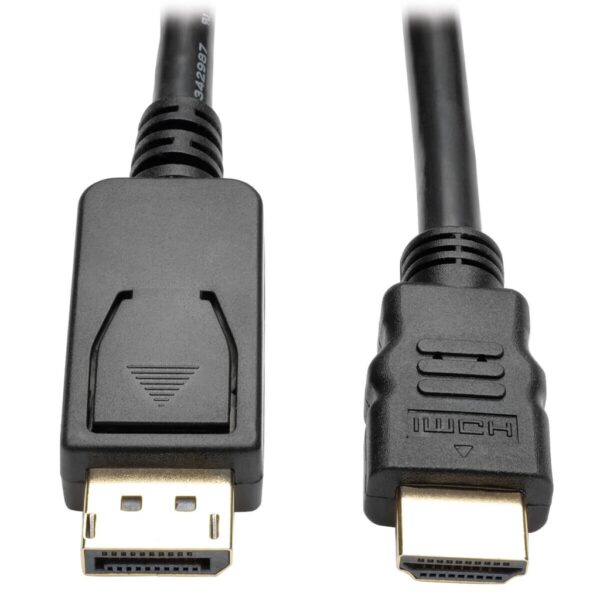 Tripp Lite series DisplayPort 1.2 to HDMI Adapter Cable (DP with Latches to HDMI M/M), 4K, 6 ft. (1.8 m)