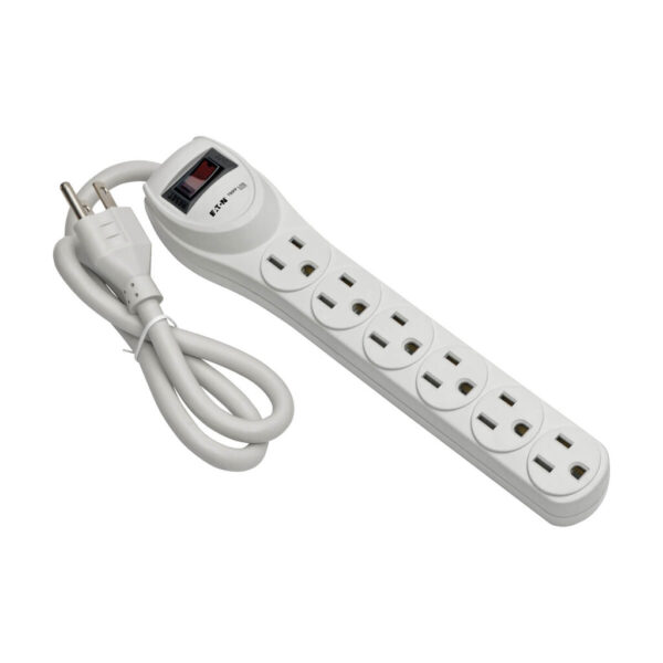 4d6a992a051f7f19f8ad53783e3dd138 Tripp Lite series Protect It! 6-Outlet Home Computer Surge Protector, 2 ft. (0.61 m) Cord, 180 Joules - TLP602