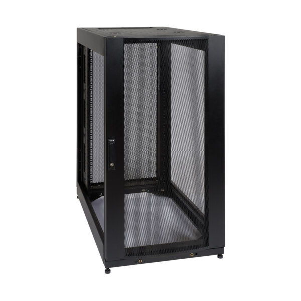 4d75074690fb306988083cc4ff9667f5 Tripp Lite series 25U SmartRack Standard-Depth Half-Height Server Rack Enclosure, Doors and Side Panels