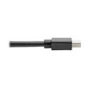 Tripp Lite series Keyspan Mini DisplayPort to DisplayPort Adapter, 4K 60 Hz, Black (M/F), 6-in. (15.24 cm)