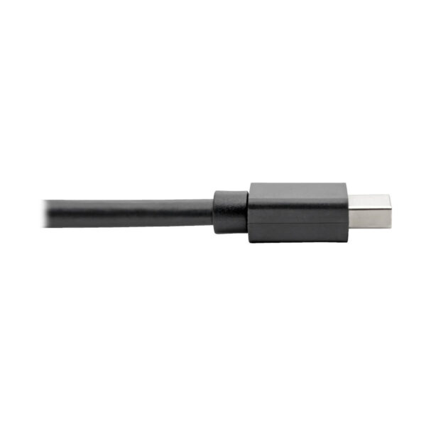 Tripp Lite series Keyspan Mini DisplayPort to DisplayPort Adapter, 4K 60 Hz, Black (M/F), 6-in. (15.24 cm)