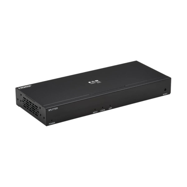 4d9e3ba6b3eeb445f9b1c5dc723cf612 Tripp Lite series 4-Port HDMI over Cat6 Splitter - 4K 60 Hz, HDR, 4:4:4, PoC, HDCP 2.2, 230 ft. (70.1 m), TAA