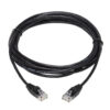 Tripp Lite series Cat6a 10G Snagless Molded Slim UTP Ethernet Cable (RJ45 M/M), Black, 10 ft. (3.05 m)