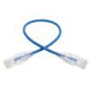 Tripp Lite series Cat6 Gigabit Snagless Slim UTP Ethernet Cable (RJ45 M/M), PoE, Blue, 1 ft. (0.31 m)