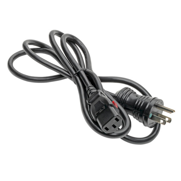 4df1694f1b6c66424470dffa95ce8d6d Tripp Lite series Hospital-Grade Power Cord, NEMA 5-15P to Locking IEC C13 - Green Dot, 10A, 125V, 18 AWG, 6 ft. (1.83 m), Black