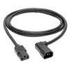 4e16586e785e21164e27a7020203bd61 Tripp Lite series Heavy-Duty PDU Power Cord, C13 to Left-Angle C14 - 15A, 250V, 14 AWG, 6 ft. (1.83 m), Black
