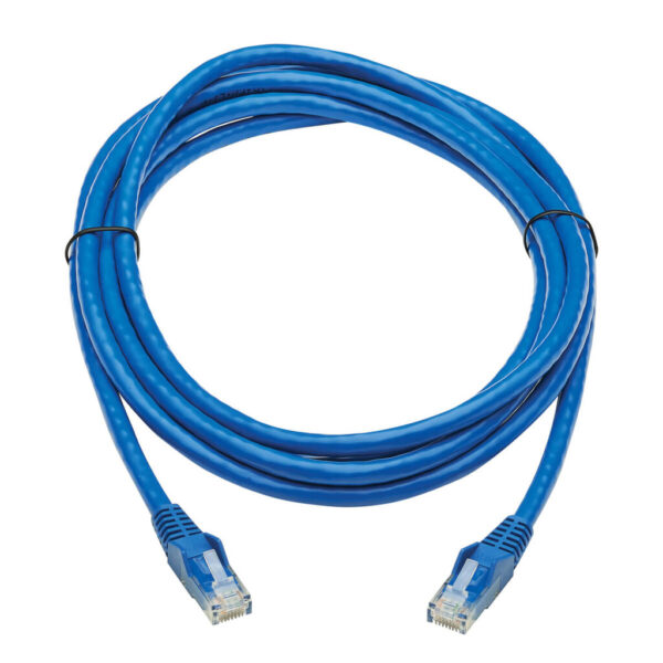 Tripp Lite series Cat6 Gigabit Snagless Molded UTP Ethernet Cable (RJ45 M/M), PoE, CMR-LP, Blue, 10 ft. (3.05 m), TAA