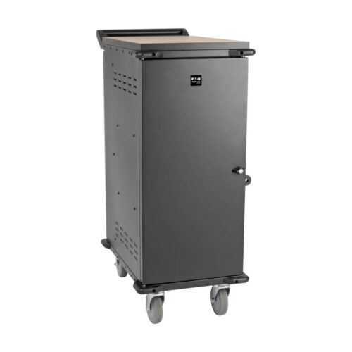 Tripp Lite series 27-Device AC Charging Cart for Laptops and Chromebooks - 120V, NEMA 5-15P, 10 ft. (3.05 m) Cord, Black