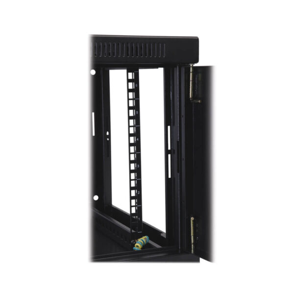 Tripp Lite series SmartRack 6U Low-Profile Switch-Depth Wall-Mount Mini Rack Enclosure with Clear Acrylic Window