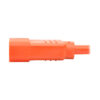 4e5d32c278bfec53be86fc7b8e3eeeb7-4 Tripp Lite series PDU Power Cord, C13 to C14 - 10A, 250V, 18 AWG, 3 ft. (0.91 m), Orange