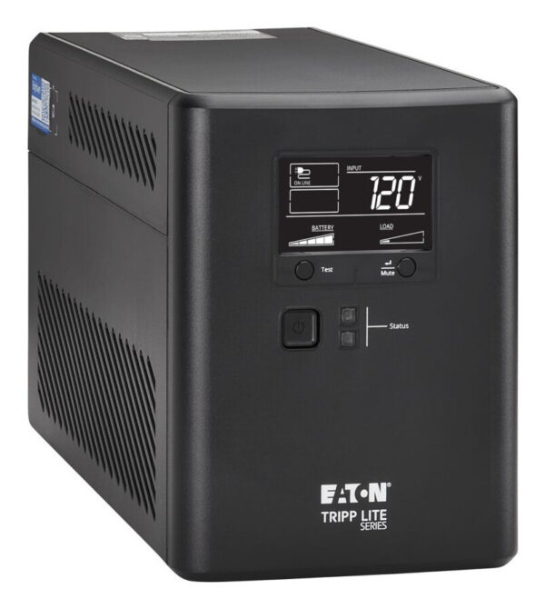 Tripp Lite 1.44kVA 1kW 120V Line-Interactive Cloud-Connected UPS - 10 5-15R Outlets (5 Surge-Only), LCD, 5-15P Plug, Tower - SMART1500LCDTXC