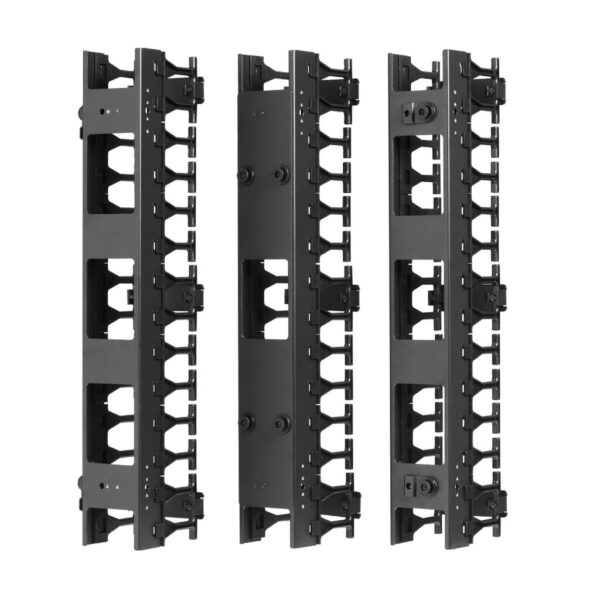4e7ff17e13e903884a773153bcf571f8 Tripp Lite series SmartRack 3-in. (7.62 cm) Wide High Capacity Vertical Cable Manager - Double finger duct