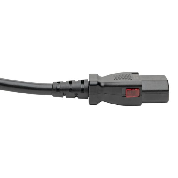 Tripp Lite series Power Extension Cord, Locking C13 to C14 PDU Style - 10A, 250V, 18 AWG, 4 ft. (1.22 m)