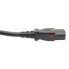 Tripp Lite series Power Extension Cord, Locking C13 to C14 PDU Style - 10A, 250V, 18 AWG, 3 ft. (0.91 m)