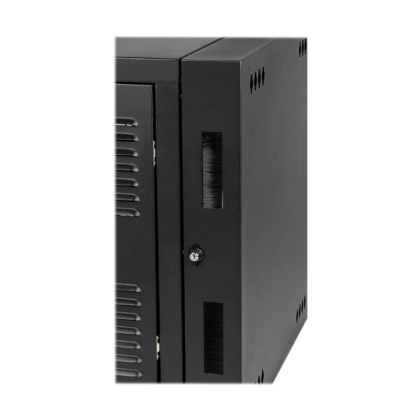 Tripp Lite series SmartRack 12U Switch-Depth Wall-Mount Small Rack Enclosure for Harsh Environments, Hinged Back