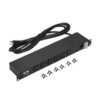 Tripp Lite series 1U Rack-Mount Power Strip, 120V, 15A, 5-15P, 12 Outlets (6 Front-Facing, 6-Rear-Facing), 15 ft. (4.57 m) Cord