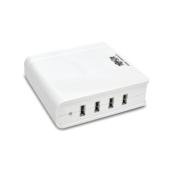Tripp Lite series 4-Port USB Charging Station, 5V 6A/30W USB Charger Output, UK Version