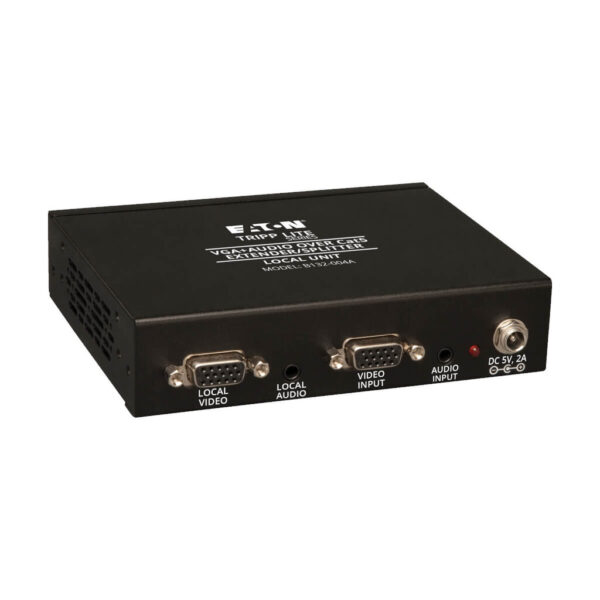 Tripp Lite series 4-Port VGA over Cat5/6 Splitter/Extender, Box-Style Transmitter for Video/Audio, Up to 1000 ft. (305 m), TAA