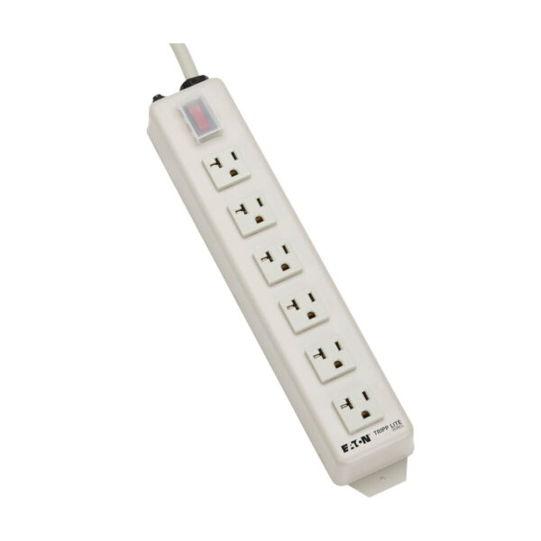 4f723ac00185d85c6300600cbb252cbc Tripp Lite series Power It! 6-Outlet Power Strip, 15 ft. (4.57 m) Cord, 5-20P Plug, Metal Housing