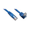 Tripp Lite series Up-Angle Cat6 Gigabit Molded UTP Ethernet Cable (RJ45 Right-Angle Up M to RJ45 M), Blue, 3 ft. (0.91 m)