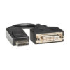 Tripp Lite series DisplayPort to DVI-I Adapter Cable (M/F), 6 in. (15.2 cm), TAA
