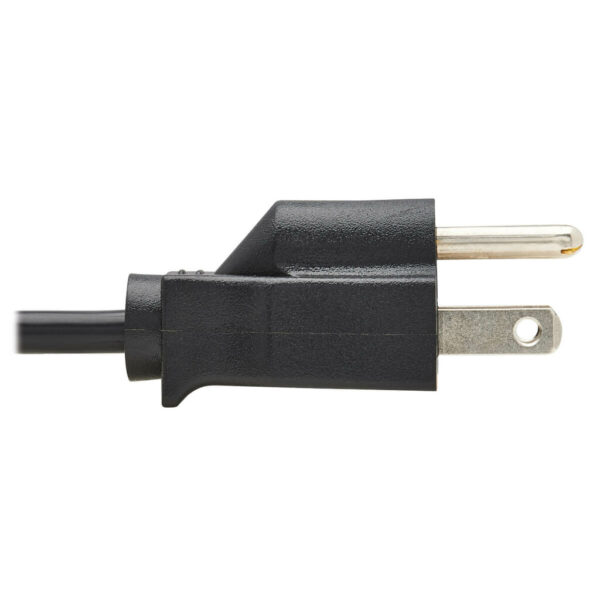 4f9deae172ff23e27013a110a11487be Tripp Lite series 3-Slot Power Cord, NEMA 5-15P to C5 - Laptop/Notebook, 7A, 125V, 18 AWG, 6 ft. (1.8 m), Black
