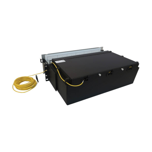 Tripp Lite series Preloaded Fiber Patch Panel, 3U - 24x (12F MTP/MPO-APC to 4x LC Duplex F/F) 8F Trunk Cables, OS2 Singlemode, 10 m (32.8 ft.)