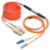 4fea313d8b17c691a22bb6494a9d3db5 Tripp Lite series Fiber Optic Mode Conditioning Patch Cable (LC Mode Conditioning to SC), 2M (6 ft.)