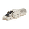 5001af36b373af49a10688ea95f4bbcb Tripp Lite series Cat8 STP Class 1 Field-Termination Plug, 568A/568B, TAA