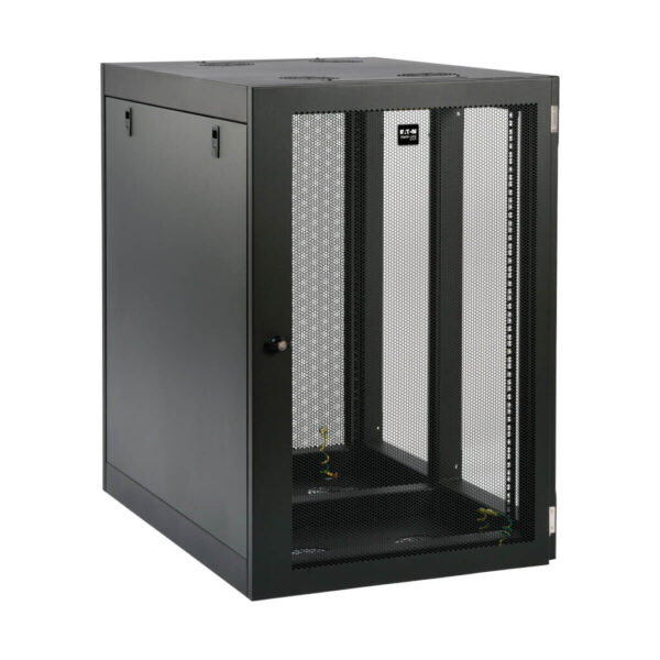 501b7456642502c8bd89e5c78b021f10 Tripp Lite series SmartRack 18U Heavy-Duty Low-Profile Server-Depth Side-Mount Wall-Mount Rack Enclosure Cabinet
