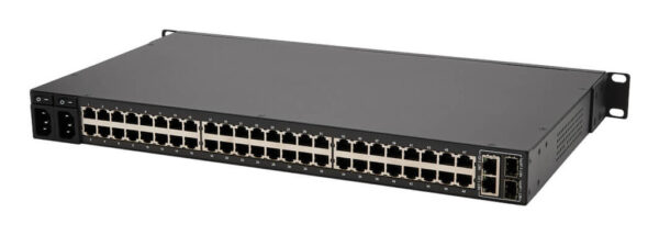 Tripp Lite series 48-Port Console Server, USB Ports (2) - Dual GbE NIC, 16 Gb Flash, SD Card, Desktop/1U Rack, TAA