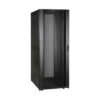 Tripp Lite series 45U SmartRack Wide Standard-Depth Rack Enclosure Cabinet with Doors and Side Panels, 2 Pre-Installed Cable Managers
