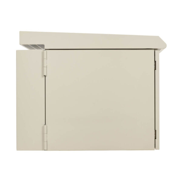50aa7cfc5697c0a70f93504923eb1e58 Tripp Lite series SmartRack Industrial Enclosure - NEMA 3R, Wall Mount, Metal, Locking, Hinged Back, Fan With Thermal Switch, 32 in. Depth, 12U, Gray