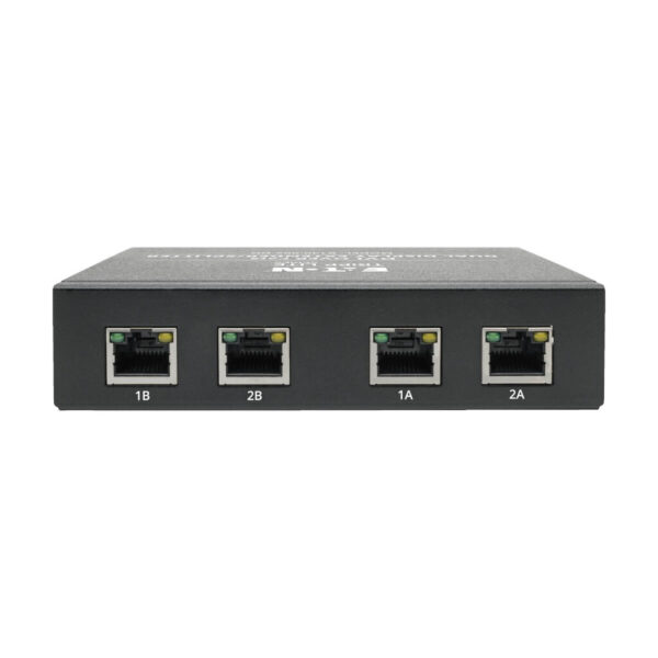 Tripp Lite series 2-Port DVI over Cat5/6 Splitter/Extender, Box-Style Transmitter for Video, Dual-Display DVI-D, 200 ft. (60 m), TAA