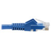 Tripp Lite series M12 X-Code Cat6 1G UTP CMR-LP Ethernet Cable (M12 M/RJ45 M), IP68, PoE, Blue, 1 m (3.3 ft.), TAA