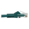 50d8c73f5f70ef3267b63d92e32e3072 Tripp Lite series Cat6 Gigabit Snagless Molded (UTP) Ethernet Cable (RJ45 M/M), PoE, Green, 35 ft. (10.67 m)