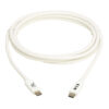 Tripp Lite series USB4 20Gbps Cable (M/M) - USB-C, 4K 60 Hz, 240W PD Charging, White, 2 m (6.6 ft.)
