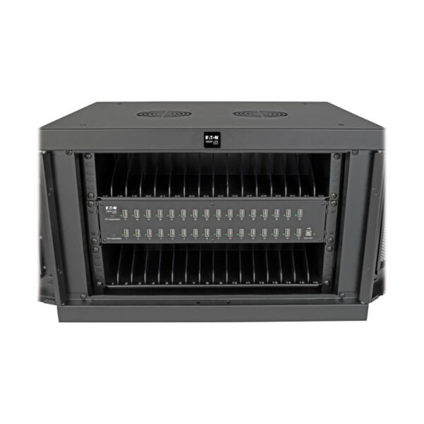 Tripp Lite series Locking Cell Phone Charging Station for 32 Devices – USB, with Sync for Smartphones