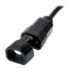 Tripp Lite series Plug-Lock Inserts (C14 power cord to C13 outlet), Black, 100 pack