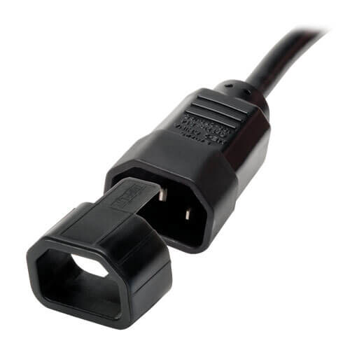 Tripp Lite series Plug-Lock Inserts (C14 power cord to C13 outlet), Black, 100 pack