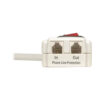 Tripp Lite series Protect It! 6-Outlet Surge Protector, 4 ft. (1.22 m) Cord, 900 Joules, Tel/Fax/Modem Protection